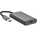 INSIGNIA - SuperSpeed USB 3.0 to HDMI External Video Adapter - Black - Model: NS-PU37H-BK