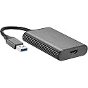 INSIGNIA TV, Monitor & Display Adapters – 4K Ultra HD, 60W Power Delivery, USB 3.0 5Gbps – Compatible with MacBook, iPad, Chromebook, Windows Laptops (USB to HDMI Adapter)