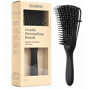 INSIME Detangler hair brush for curly hair