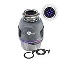 INSINKERATOR Evolution 1.0HP LED Garbage Disposal & Antimicrobial Flange