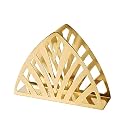 Tissue Paper Holder | Decorative & Attractive Golden Triangle Stainless Steel Napkin Dispenser Stand for Home, Kitchen, Dining Table, Office Desk, Resturant & Cafeteria, Hotel