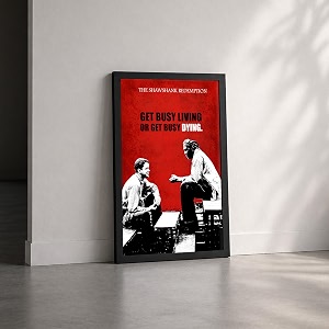 Inspirational Prison Escape Premium Framed Wall Poster