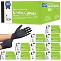 Inspire Black Nitrile Gloves | THE ORIGINAL Quality Black Gloves Disposable Latex Free | 4.5 Medical examination