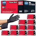 Inspire Vinyl - Nitrile Gloves Disposable Latex Free Multipurpose Black Disposable Gloves Cooking Gloves Cleaning Gloves