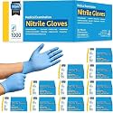 Inspire Blue Nitrile Disposable Gloves | 4.5 Nitrile Disposable Safety Medical Cooking Cleaning Gloves