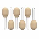 Inspire My Play 6 x Natural Liquid Droppers for Kids Crafts - Sensory Play Pipettes for Kids - Sensory Play Toys and Accessories