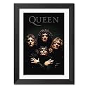 inspire TA Queen Rock band Framed Poster