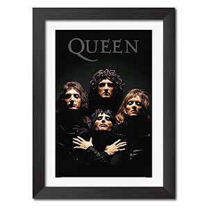 inspire TA Queen Rock band Framed Poster