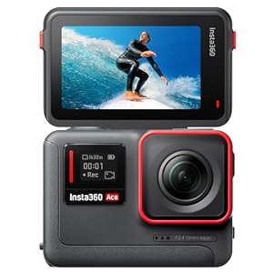 insta360 ace - 4k120fps waterproof digital zoom action camera 11234 sensor with ai noise reduction active hdr video 48mp photos 2434 flip screen easy magnetic mounting amp advanced ai features