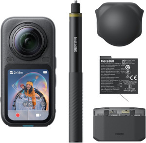 Insta360 Action Camera X6 Essentials Bundle Midnight