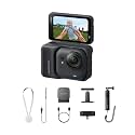 Insta360 GO Ultra Creator Bundle - Small 4K Vlogging Camera, Hands-Free, POV Cam, 1/1.28" Sensor, 53g Lightweight, 156° FOV, 200 Min Battery Life, Magnetic Wearable Action Camera for Sports, Vlog