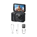 Insta360 GO Ultra - Small 4K Vlogging Camera, Hands-Free, POV Cam, 1/1.28" Sensor, 53g Lightweight, 156° FOV, 200 Min Battery Life, Magnetic Wearable Action Camera for Sports, Vlog