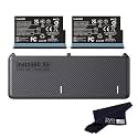 Insta360 X5 Battery(2400mAh)& Fast Charge Hub Bundle/Only for Insta360 X5 360 Camera (2 Batteries+1 Charger)