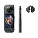 Insta360 X5 Get-Set Bundle - Waterproof 8K 360° Action Camera, Leading Low Light, Invisible Selfie Stick Effect, Rugged and Replaceable Lens, 3-Hour Battery, Built-in Wind Guard, Stabilization
