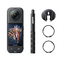 Insta360 X5 Lens Guards Bundle - Waterproof 8K 360° Action Camera, Leading Low Light, Invisible Selfie Stick Effect, Rugged & Replaceable Lens, 3-Hour Battery, Clear Audio, Stabilization