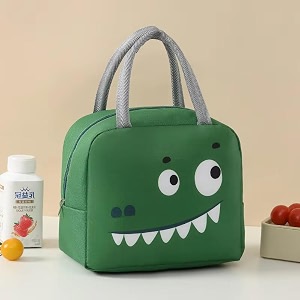 3d printed hot amp cold leak proof lunch bag for office school kids men amp women storage bag with handle tiffin bag