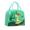 3D Printed Hot &amp; Cold Leak Proof Lunch Bag for Office School Kids Men &amp; Women Storage Bag with Handle Tiffin Bag (Pink Panda)