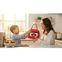 3D Printed Hot &amp; Cold Leak Proof Lunch Bag for Office School Kids Men &amp; Women Storage Bag with Handle Tiffin Bag (Red Eye)