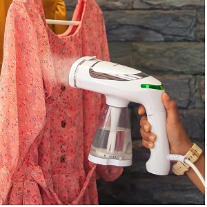 instacuppa 1600w portable garment steamer with 250ml tank amp 3 adjustable settingsvertical amp horizontal steamincludes soft cushioncrease cliplong brushtravel adaptermeasuring cup - 1600 watts