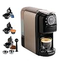 InstaCuppa 3-in-1 Espresso Coffee Maker, Works with Ground Coffee, Pods &amp; Capsules, Electric Kettle Mode with Temperature Control, Adjustable Volume, Self-Cleaning, LED Touch Control and Display