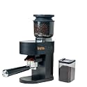 InstaCuppa Electric Burr Coffee Grinder | Get Espresso-Fine Grounds &amp; Cafe-Style Crema at Home | 60 Grind Settings | LED Touch | Easy Airflow Cleaning | Fits 51mm &amp; 58mm Portafilter | 200g