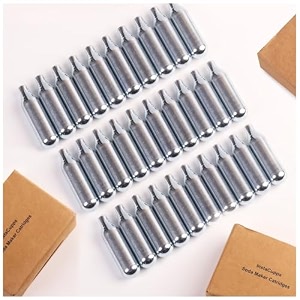 instacuppa soda capsules - pack of 30 compatible only with instacuppa portable soda maker bottle carbonates beverages in 30 seconds