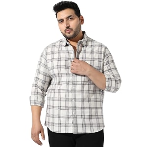 Instafab Plus Mens Button Up Regular Fit