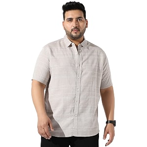 Instafab Plus Mens Button Up Regular Fit