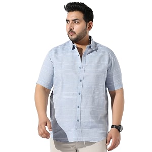 Instafab Plus Mens Button Up Regular Fit