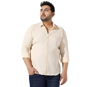 Instafab Plus Mens Button Up Regular Fit