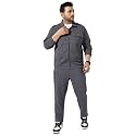 Instafab Plus Men39s Solid Blue Co-Ords Set