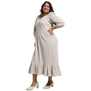 Instafab Plus Womens Dress for Casual Wear