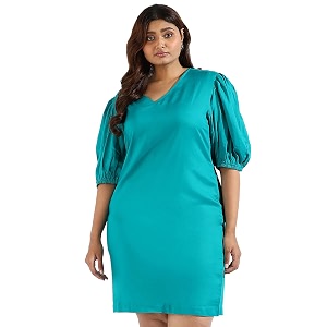 Instafab Plus Womens Multicolour Printed Midi Length