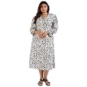 Instafab Plus Women39s Multicolour Printed Midi Length