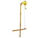 Install Air-Conditioning Outdoor Unit Hoist, Lift, Self-Locking Winch Bracket YIJIAN (Color : 5HP Thickened Brackets+30m Winch)