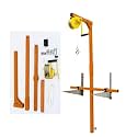 Installation Tool Kit - 3HP Bracket & 30m Self-Locking Hand Winch for High-Altitude Air Conditioning Repair - Essential Equipment for Technicians