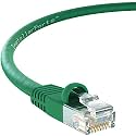 InstallerParts (10 Pack Ethernet Cable CAT5E Cable UTP Booted 3 FT - Green - Professional Series - 1Gigabit/Sec Network/Internet Cable, 350MHZ