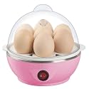 Instant Egg Boiler | 3 Boiling Modes | Boils Up to 7 Eggs | Automatic Operation | Quick Egg Cooker with Overheat Protection | Compact Electric Egg Boiler for Home (Pink)