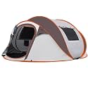 Instant Pop Up Tents for Camping, 4/6 Person Easy Pop Up Camping Tents,Automatic Set Up Tent in 3 Seconds,Waterproof Sunshade Family Tent,Lightweight Dome Tent for Outdoor Camping,Hiking & Beach