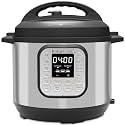 Instant Pot Duo V2 7-In-1 Electric Outer Lid Pressure Cooker, 6 Qt, 1000 W, Brushed Stainless Steel/Black, 220-240V, Inner Pot, 5.7 liter