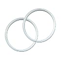 Instant Pot Sealing Ring Mini 3-Qt, Inner Pot Seal Ring, Electric Pressure Cooker Accessories, Non-Toxic, BPA-Free, Replacement Parts, Clear, 2 Count ( Pack of 1)