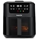 Instant Pot Vortex Compact Black Hot Air Fryer 5L Basket Family Size 4 in 1 - Hot Air Fry, Dry, Bake, Heat, Non-Stick, Easy to Clean