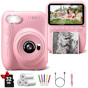 kids camera instant print 303434 hd 32mp 1080p toddler digital camera