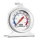 Instant Read Oven Thermometer for OTG & Baking | Stainless Steel Kitchen Temperature Meter | 100°F to 600°F Heat Gauge for Cooking & Roasting