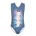 INSTANTARTS Leopard Leotard Girl Gymnastics Toddler Tank Biketards One Piece