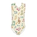 INSTANTARTS Leopard Leotard Girl Gymnastics Toddler Tank Biketards One Piece
