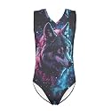 INSTANTARTS Leopard Leotard Girl Gymnastics Toddler Tank Biketards One Piece
