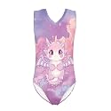 INSTANTARTS Leopard Leotard Girl Gymnastics Toddler Tank Biketards One Piece
