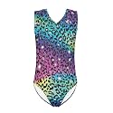 INSTANTARTS Leopard Leotard Girl Gymnastics Toddler Tank Biketards One Piece