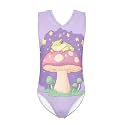 INSTANTARTS Leopard Leotard Girl Gymnastics Toddler Tank Biketards One Piece